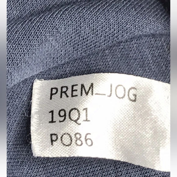 BYLT Premium Jogger Men M Blue Black Trim Drawstring Sweatpants Active Pockets - Picture 10 of 14